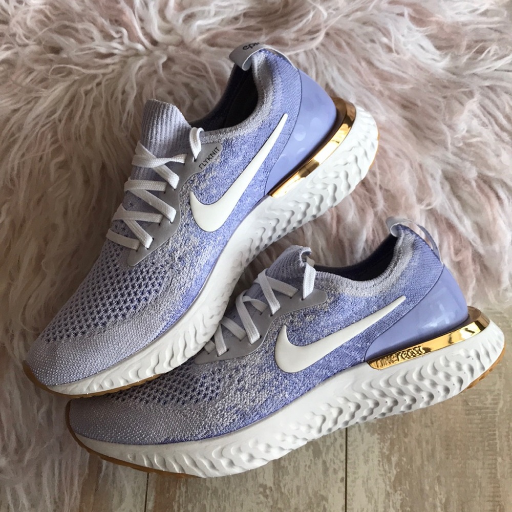 NWT Nike ID epic react Custom Lilac Gold - Picture 5 of 8